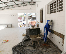 Volta às aulas no Colégio Estadual Yvone Pimentel em Curitiba. 10-02-14.