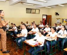 Alunos Soldados da Polícia Militar no curso do BPEC. 24-02-14.