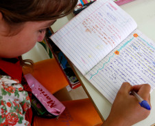 Escola Indígena Cacique Koféj, em São Jerônimo da Serra. 14-03-14.
 
