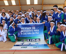 Cerca de 150 crianças já estão frequentando as aulas da arte marcial no contraturno escolar do Colégio Estadual Jardim Interlagos.