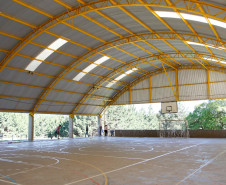O valor total das obras é de R$ 3,6 milhões, recursos do Ministério da Educação com contrapartida do Governo do Paraná. Colégio Estadual do Campo Professor Estanislau Wrublewski. 13-11-13.