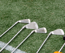 Entrega de quadra de golf 7 no complexo de Esportes do Tarumã. 16-04-14.