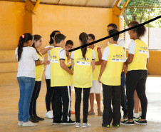 Cidade de Guapirama, Colégio Estadual David Carneiro. 02-04-14.  