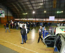 Drones com vôos controlados por rádio e robôs andando em trilhos e cordas marcaram o Primeiro Desafio de Robótica, realizado nesta quarta-feira (28) pelo Centro Estadual de Educação Profissional Pedro Boaretto Neto, em Cascavel. 28-05-14. 