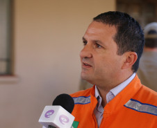Tenente-coronel Edmilson de Barros, coordenador executivo da Defesa Civil no Paraná.