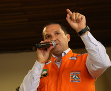 Tenente-coronel Edmilson de Barros, coordenador executivo da Defesa Civil no Paraná.