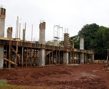 Centro Estadual de Educação Profissional Pedro Boaretto Neto, em Cascavel, poderá atender até 3,7 mil alunos após conclusão de obra. 27-05-14.