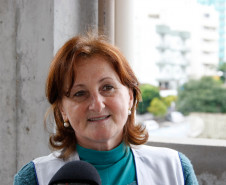 Colégio Estadual Doutor Eduardo Virmond Suplicy no centro de Francisco Beltrão, na foto a diretora Nilva Giongo da Silva. 14-05-14. 