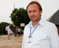Colégio Estadual Rocha Pombo na Cidade de Capanema, na foto o diretor Neivor Kessler. 13-05-14.