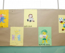 Colégio Estadual Senador Manoel Alencar Guimarães, exposição com o tema da Copa do Mundo 2014 no Brasil. 11-06-14.