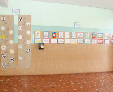 Colégio Estadual Senador Manoel Alencar Guimarães, exposição com o tema da Copa do Mundo 2014 no Brasil. 11-06-14.