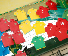 Colégio Estadual Senador Manoel Alencar Guimarães, exposição com o tema da Copa do Mundo 2014 no Brasil. 11-06-14.