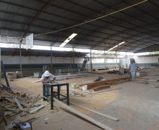 O governo está construindo novas salas de aula para a Escola Estadual do Campo Professor Jaelson Biácio, no distrito de Piquirivaí, município de Campo Mourão