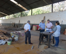 O governo está construindo novas salas de aula para a Escola Estadual do Campo Professor Jaelson Biácio, no distrito de Piquirivaí, município de Campo Mourão