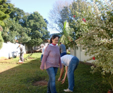 População se uniu para promover melhorias em escola do campo em Terra Boa, além de realizar diversas atividades em evento.