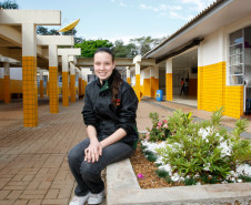 Colégio Estadual Humberto Alencar Castelo Branco na cidade de Jesuítas. 13-08-14.