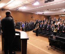 Jhenifer Mezzomo Spagnol participou do Jovem Senador, quando foi escolhida autora da 3ª melhor redação do Brasil, e do Jovem Parlamento, da Câmara Federal.
