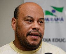 O seminário “A Cor da Cultura” debateu as formas de ensinar a história e a cultura afro-brasileira e africana nas salas das escolas públicas do Paraná. O evento, promovido pelo Departamento de Educação para a Diversidade da Secretaria de Estado da Educação do Paraná (Seed-PR), foi realizado nesta quinta e sexta-feira (18 e 19) no auditório da Diretoria de Tecnologia Educacional (Ditec), em Curitiba, Sandro Fernandes. 19-09-14. 