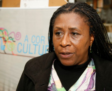 O seminário “A Cor da Cultura” debateu as formas de ensinar a história e a cultura afro-brasileira e africana nas salas das escolas públicas do Paraná. O evento, promovido pelo Departamento de Educação para a Diversidade da Secretaria de Estado da Educação do Paraná (Seed-PR), foi realizado nesta quinta e sexta-feira (18 e 19) no auditório da Diretoria de Tecnologia Educacional (Ditec), em Curitiba, Edna Coqueiro. 19-09-14. 