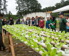 Cerca de 500 alunos do 9° ano de várias escolas da Região Metropolitana de Curitiba participaram nesta quarta-feira (5) da segunda edição do “Dia do Campo”, no Centro Estadual de Educação Profissional Newton Freire Maia, em Pinhais. Os estudantes foram acompanhados pelos pais e aproveitaram para conhecer e fazer as inscrições nos cursos oferecidos pela escola. A feira agrícola aconteceu em comemoração ao Dia do Técnico em Agropecuária.