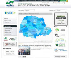 Versão atualizada do site dos NREs, disponível em breve.