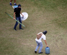 Os confrontos foram causados por militantes black blocs que, infiltrados no movimento, atacaram os soldados da Polícia Militar que protegiam a Assembleia Legislativa.