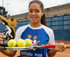 Vanessa joga desde os 7 anos