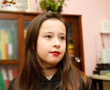A estudante Yasmin da Costa Leite, de 11 anos, estudava até o ano passado na Escola Municipal dos Vinhedos e passou pelo processo de transição com visitas feitas no colégio onde estuda este ano