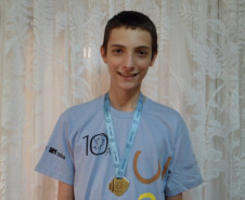 Thiago Alessi Reichert está no 3º ano do ensino médio