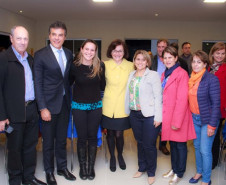 O governador Beto Richa esteve nesta segunda-feira (24) no encontro promovido pela Secretaria de Estado da Educação com diretores e chefes de departamentos da Pasta e os chefes dos 32 Núcleos Regionais de Educação (NREs). O objetivo é debater temas relacionados à área e questões pedagógicas. 