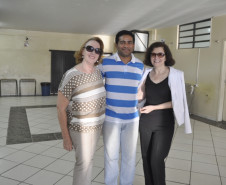 A programação começou por Apucarana, com uma visita ao Colégio Estadual Heitor Cavalcanti