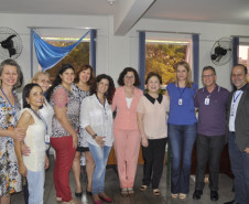 No dia seguinte, pela manhã, já em Maringá, a secretária da Educação visitou o Núcleo Regional de Educação (NRE)