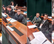 Dois estudantes da rede estadual de ensino do Paraná participaram da 12