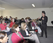 Nesta quarta-feira (07), os chefes dos 32 Núcleos Regionais de Educação participam, em Curitiba, do último dia de reuniões com a secretária de Estado da Educação, professora Ana Seres, e a equipe da SEED