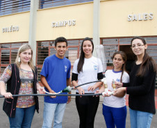 Orientados pelas professoras Flávia Elisa Zornoff, de Química, e Luciana Ceccon Mocelin, de Biologia, os estudantes desenvolveram um sistema hidráulico para bombeamento por pressão e um filtro para tratamento de água dos rios da região