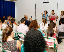 As atividades da Semana Pedagógica começaram nesta segunda-feira (22) em todo o Paraná, com a participação de cerca de 100 mil profissionais das 2,1 mil unidades da rede estadual de ensino. As programações regionais foram organizadas pelos 32 Núcleos de Educação, com suporte das equipes pedagógicas da Secretaria Estadual. Colégio Estadual Teobaldo Kletemberg.