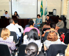 Os representantes do Fórum Permanente de Apoio à Formação Docente do Estado do Paraná se reuniram nesta quinta-feira (3), no auditório da Secretaria de Estado da Educação, em Curitiba, para debater sugestões para fortalecer a formação continuada dos professores da rede estadual de ensino.