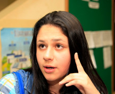 A jovem Camila dos Santos se interessou pelo curso devido à responsabilidade ambiental. “Me sinto realizada com o curso, é a profissão que quero seguir”, revelou.