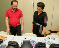 Nesta segunda-feira (11), a unidade recebeu equipamentos de proteção individual (EPIs) que serão usados pelos estudantes durante as aulas práticas em todos os cursos