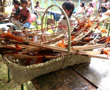As 37 escolas estaduais indígenas do Paraná realizam nesta semana muitas atividades culturais, artísticas, artesanais e culinárias para comemorar o Dia do Índio (19 de Abril). As ações envolvem alunos, professores, pais e a comunidade.