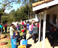 Estudantes, pais, professores e diretores definem obras prioritárias em mil escolas. Na foto, Tomazina.