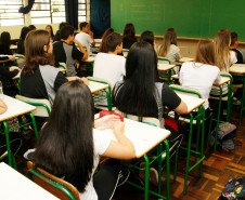 A Secretaria de Estado da Educação vai aderir ao novo formato do programa Novo Mais Educação, proposto pelo Ministério da Educação. No Paraná, serão beneficiados mais de 12 mil alunos das séries finais do ensino fundamental, divididos em 486 turmas em todas as regiões do Estado.<br />
<br />
O novo formato é focado nas disciplinas de língua portuguesa e matemática, com o objetivo de garantir que esses estudantes tenham domínio pleno de leitura, escrita e cálculo.