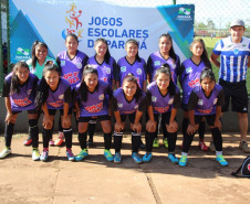 Equipe do Colégio Estadual Indígena Sérgio Krigrivaja Lucas, de Cândido de Abreu
