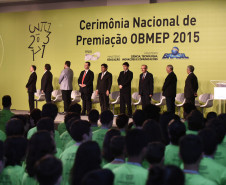 Medalhistas de ouro participaram de cerimônia no Rio de Janeiro, com presença do Ministro da Educação.