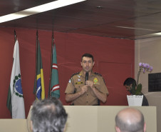 O comandante do Batalhão da Patrulha Escolar Comunitária, Elizeu Antônio Durante Filho, lembrou que a aproximação da Polícia Militar com as escolas reforça o trabalho comunitário desenvolvido pela corporação