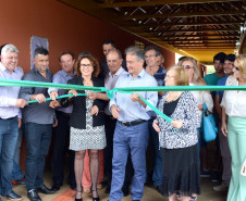 Inauguração do Colégio Estadual Acquilino Massochin, em Cascavel