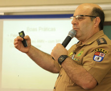 Patrulha Escolar realiza reunião técnica em Pinhais