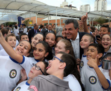 O governador Beto Richa esteve nesta quarta-feira (03