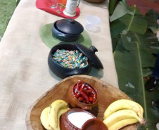 Os estudantes dos cursos técnicos em guia de turismo e nutrição e dietética do Colégio Estadual Júlia Wanderley, em Curitiba, realizaram na sexta-feira (12), a 1° Feira Gastronômica: Cultura, Turismo e Sabores do Paraná. A iniciativa teve como objetivo alinhar os objetos de estudos dos dois cursos e ressaltar os valores tradicionais de regiões que representam a diversidade cultural paranaense.