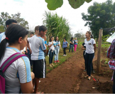 O “Dia do Campo” reuniu mais de 400 estudantes de escolas da rede estadual, municipal e particular da região que conheceram os projetos e atividades desenvolvidas na escola